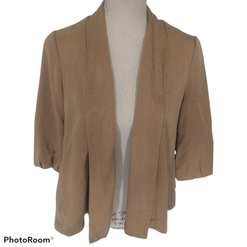 H&M Draped Tan Jacket 6